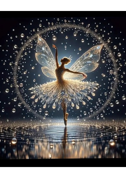 5 D Kendin Yap 20 cm x 20 cm Elmas Mozaik Boyama Tablo