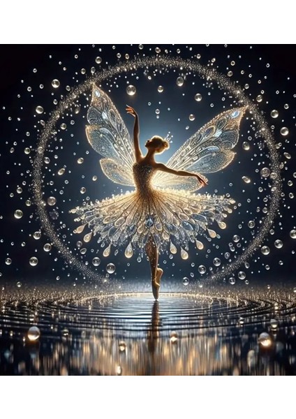 5 D Kendin Yap 20 cm x 20 cm Elmas Mozaik Boyama Tablo