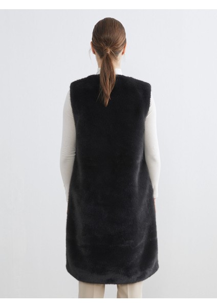 Yeni Sezon Bisiklet Yaka Kadın Kürk Yelek indirimleri