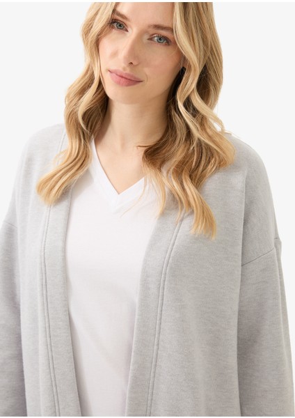 Kadın Hırka 60596 - Gri Melanj modelleri