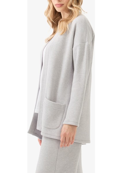 Kadın Hırka 60596 - Gri Melanj indirimleri
