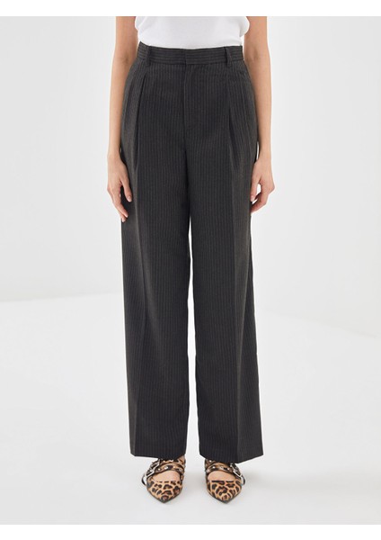 Yeni Sezon Loose Fit Çizgili Kadın Pantolon fiyatları