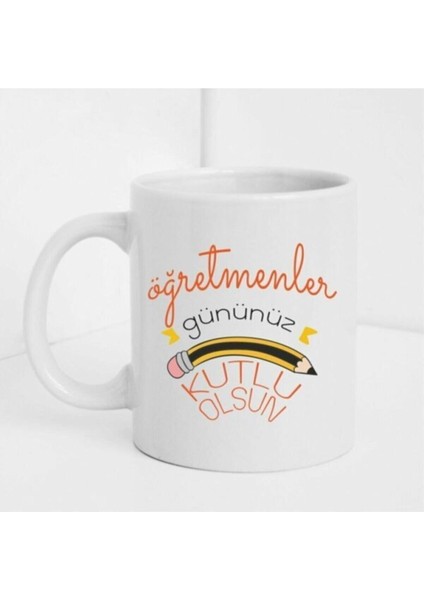 Öğretmenler Gününe Özel Baskılı Kupa