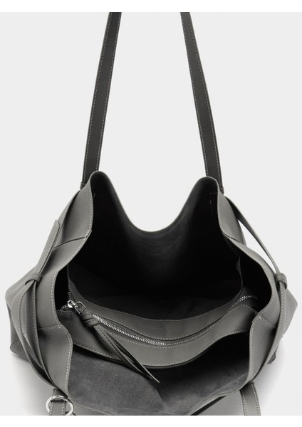 Kemer Detaylı ve Charm'lı Shopper Çanta indirimleri