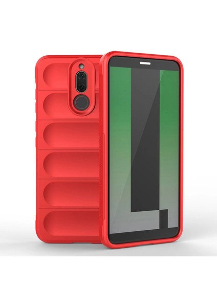 Mate 10 Lite Kılıf Optimum Silikon - Kırmızı