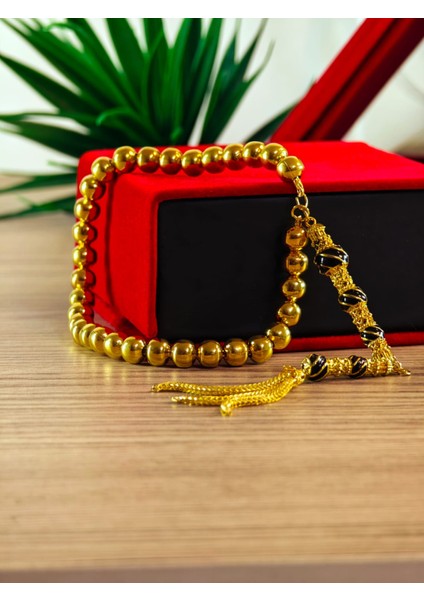 22 Ayar Altın Sarısı Kaplama Tesbih Renk Atmayan Bir Üründür Iç Materyal Çeliktir Özel Imameli indirimleri