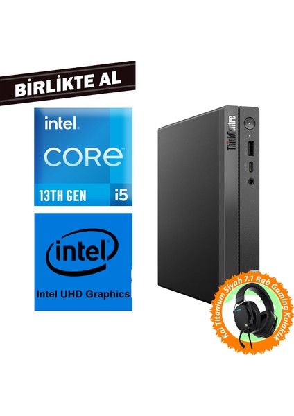 Thinkcentre Neo 50Q G4 I5-13420H 32GB 1tb SSD W11P Mini Pc + Gaming Kulaklık 12LMS4XCTX 039