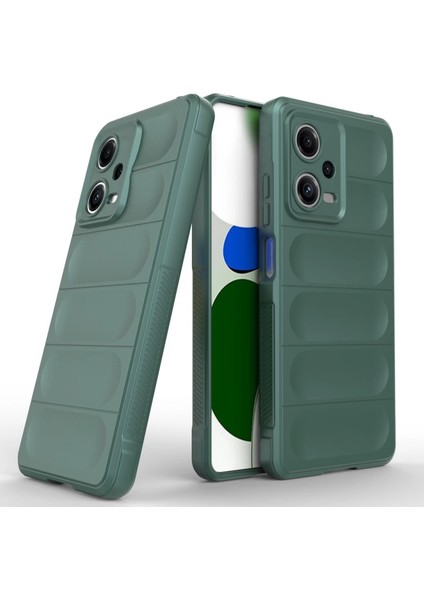 Poco X5 5g Kılıf Optimum Silikon - Koyu Yeşil fiyatları