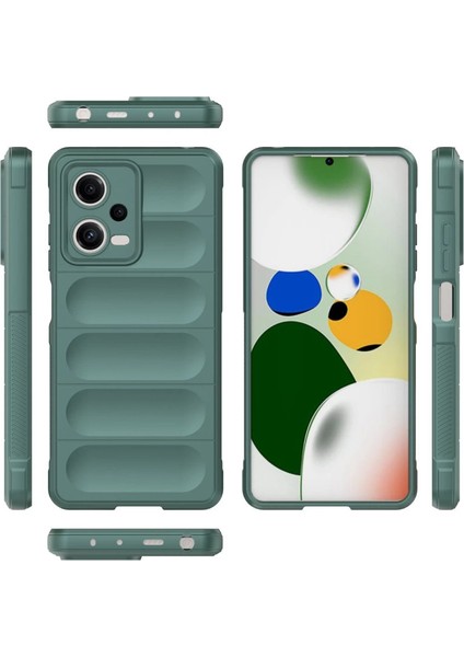 Poco X5 5g Kılıf Optimum Silikon - Koyu Yeşil modelleri