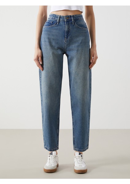 Yeni Sezon Balloon Fit Kadın Jean Pantolon fiyatları