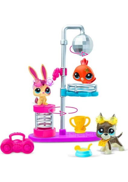Seçtim Aldım Littlest Pet Shop Minişler 637 Disko Gecesi Oyun Seti 3 Lü Miniş Figür 4+ modelleri