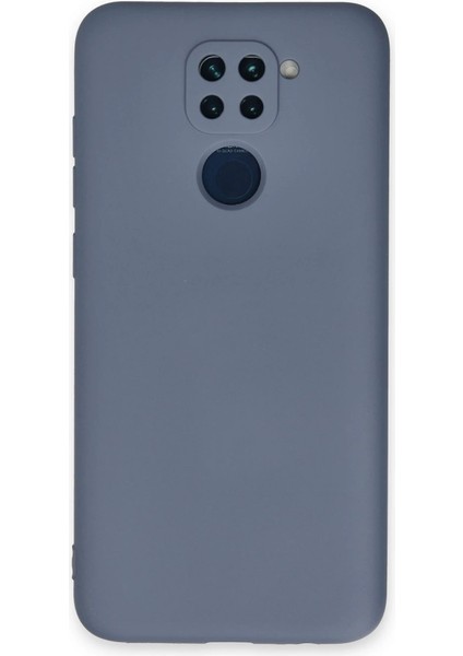 Redmi Note 9 Kılıf Nano Içi Kadife Silikon - Gri