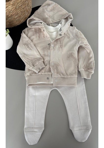 Giraffe Jakar Hırkalı Takım