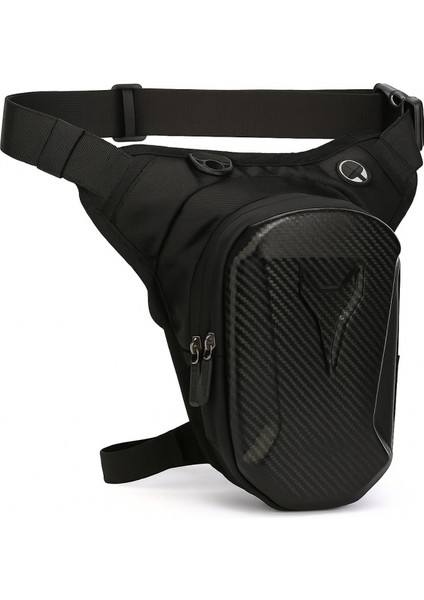 Unisex Kabuk Korumalı Suya Dayanıklı Motorcu Bacak Çapraz Omuz Bel Çantası