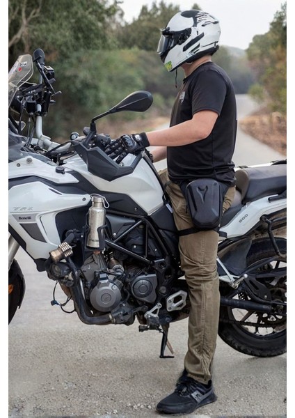 Unisex Kabuk Korumalı Suya Dayanıklı Motorcu Bacak Çapraz Omuz Bel Çantası modelleri