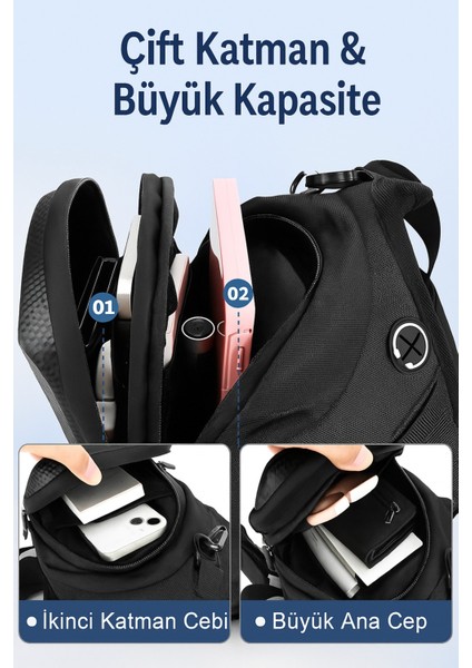 Unisex Kabuk Korumalı Suya Dayanıklı Motorcu Bacak Çapraz Omuz Bel Çantası fırsatları