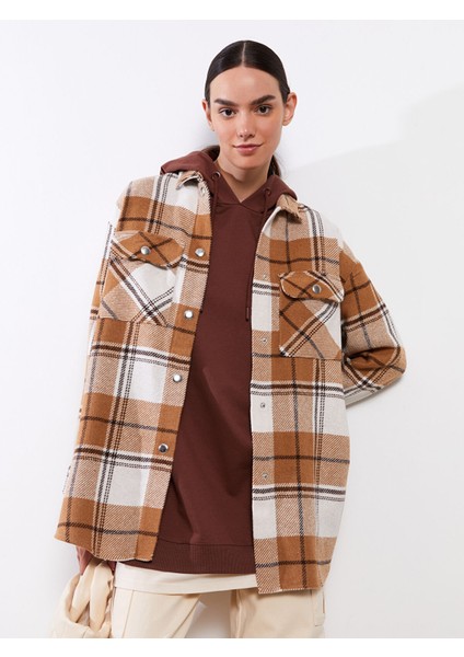 Yeni Sezon Ekose Uzun Kollu Flanel Kadın Oduncu Gömlek Ceket fiyatları