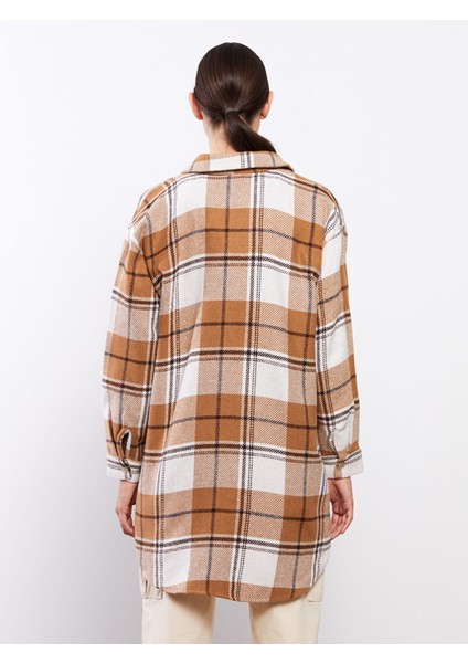 Yeni Sezon Ekose Uzun Kollu Flanel Kadın Oduncu Gömlek Ceket indirimleri