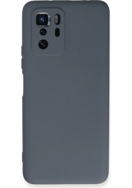 Poco X3 Gt Kılıf Nano Içi Kadife Silikon - Gri