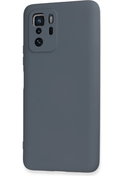 Poco X3 Gt Kılıf Nano Içi Kadife Silikon - Gri modelleri