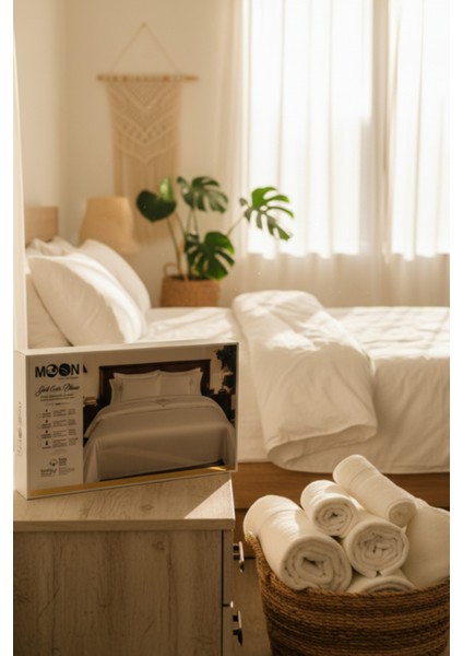 %100 Saten Premium Nevresim ve Havlu Seti 12 Farklı Renk Seçeneği 4 Parça Set 1 modelleri