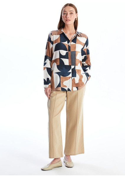 Yeni Sezon Desenli Kadın Gömlek modelleri