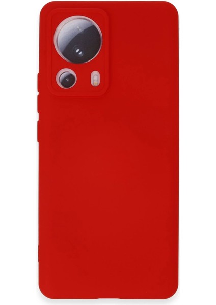 13 Lite Kılıf Nano Içi Kadife Silikon - Kırmızı