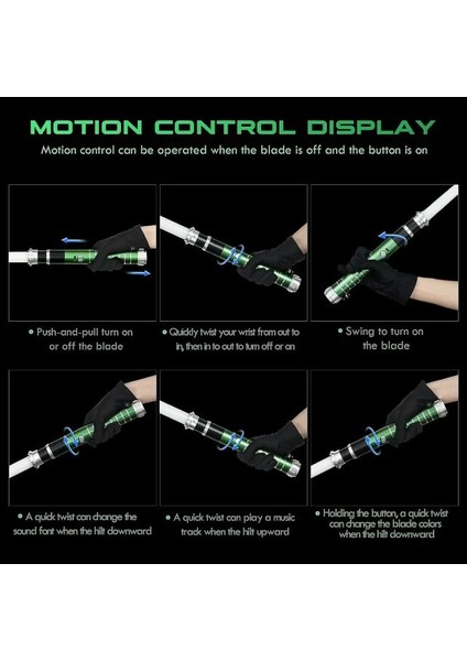 Damıensaber Yeşil Işın Kılıcı modelleri