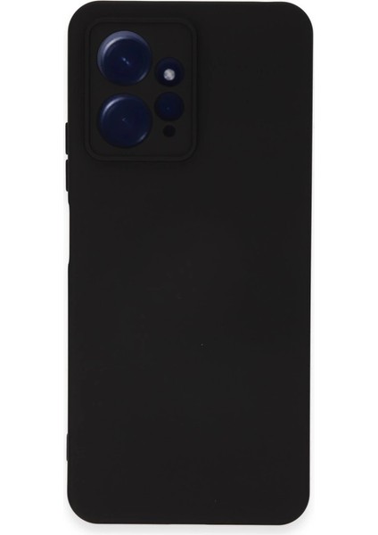 Redmi Note 12 4g Kılıf Nano Içi Kadife Silikon - Siyah