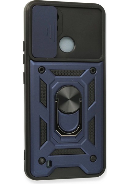 C11 2021 Kılıf Pars Lens Yüzüklü Silikon - Lacivert fiyatları