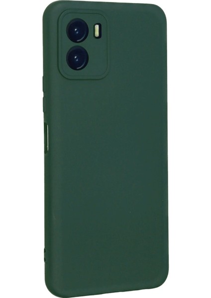 Y15S Kılıf Nano Içi Kadife Silikon - Koyu Yeşil fiyatları