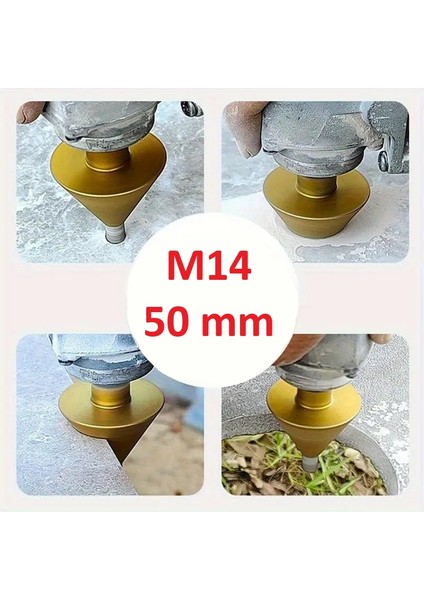 M10 - M14 Girişli 3 Kademeli Mermer Fayans Granit Delme Matkap Avuç Içi Taşlama Ucu Dişli Elmas Başlığı fırsatları