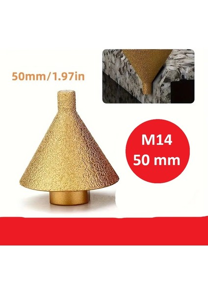 M10 - M14 Girişli 3 Kademeli Mermer Fayans Granit Delme Matkap Avuç Içi Taşlama Ucu Dişli Elmas Başlığı indirimleri