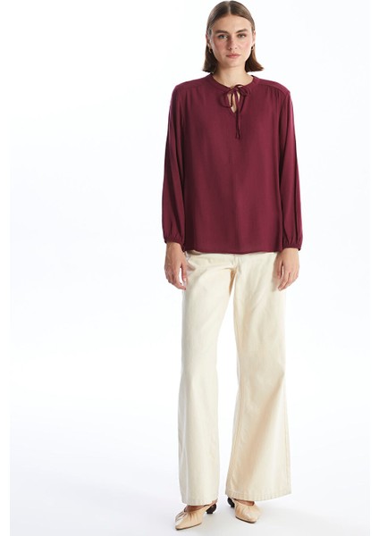 Yeni Sezon Bağlamalı Yaka Kadın Bluz fiyatları