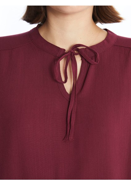 Yeni Sezon Bağlamalı Yaka Kadın Bluz modelleri