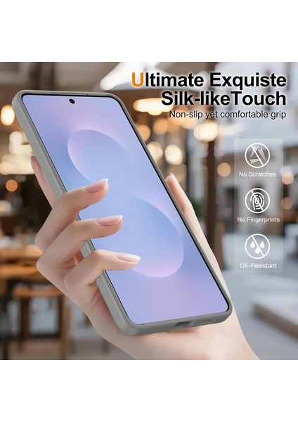 Samsung Galaxy S25 Edge Uyumlu Kamera Lens+Ekran Koruyucu Magsafe Şarj Destekli Iz Tutmaz Mat Kapak indirimleri