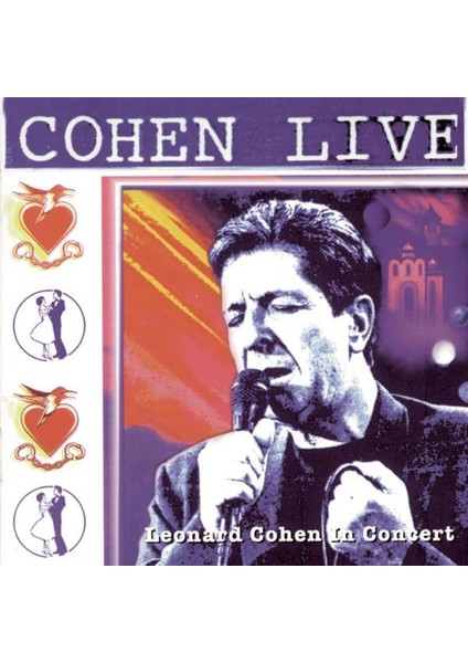Leonard Cohen - Cohen Live In Concert - CD -Plak Değildir.