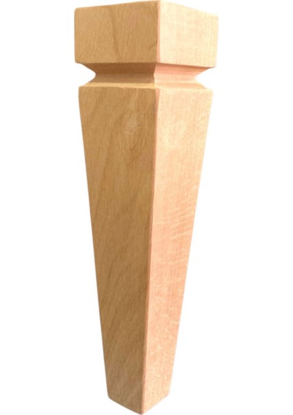 Ahşap Torna Ayak Dolap,koltuk,komidin Ayağı 6X6X25CM Koşeli