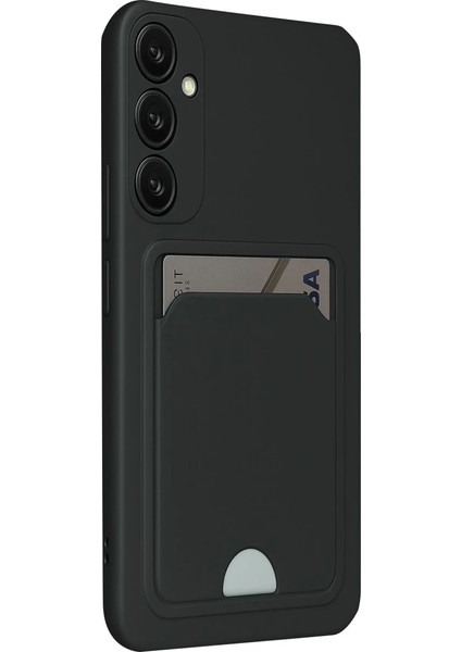 S24 Fe Kılıf Kelvin Kartvizitli Silikon - Siyah modelleri