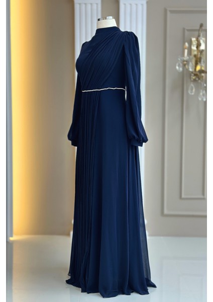 Arin Abiye Elbise Lacivert modelleri
