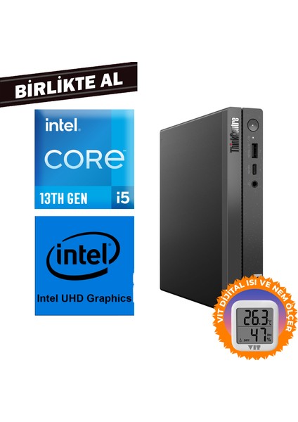 Thinkcentre Neo 50Q G4 I5-13420H 24GB 512GB SSD W11P Mini Pc + Vıt Termometre 12LMS4XCTX 034