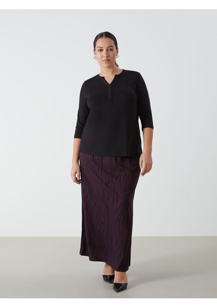 Yeni Sezon Beli Lastikli Desenli Kadın Etek fiyatları