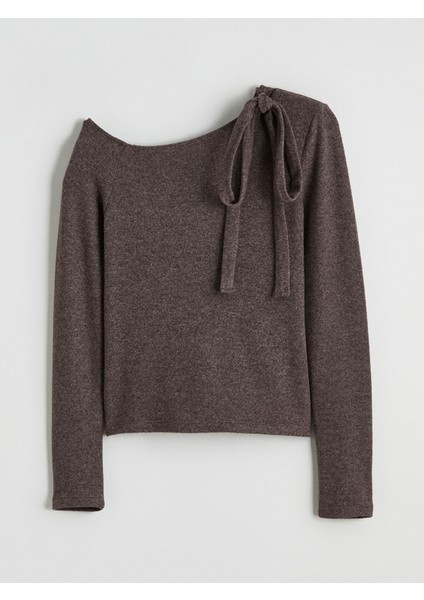 Yeni Sezon Kayık Yaka Bluz