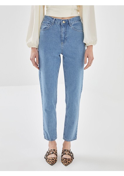 Yeni Sezon Mom Fit Kadın Jean Pantolon fiyatları