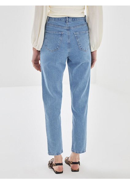 Yeni Sezon Mom Fit Kadın Jean Pantolon fırsatları