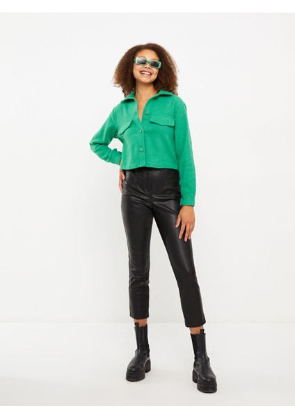 Yeni Sezon Önden Düğme Kapamalı Düz Uzun Kollu Gabardin Kadın Gömlek Ceket modelleri
