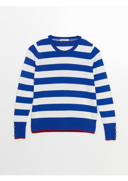 Yeni Sezon Bisiklet Yaka Renk Bloklu Kadın Triko Kazak indirimleri