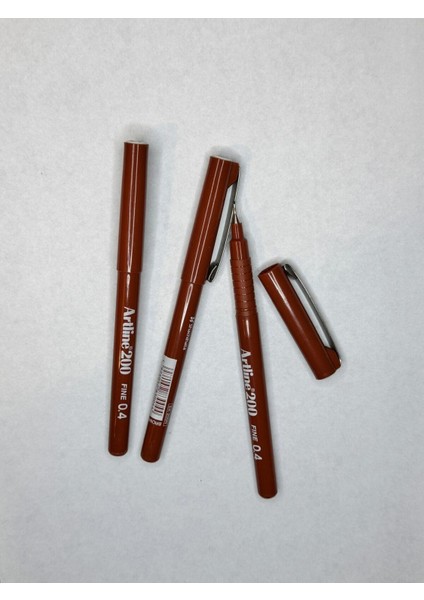 200 Fineliner 0.4mm Keçe Uçlu Kalem ( 3 Adet) indirimleri