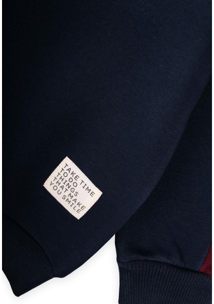 Garnili Sweatshirt Takım 2-8 Yaş Lacivert modelleri