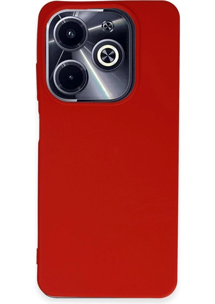 Infinix Hot 40I Kılıf First Silikon - Kırmızı